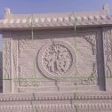 庆阳 芝麻白花岗岩屏风，照壁，影壁