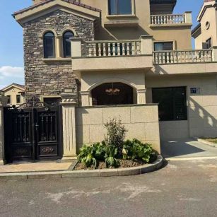 庆阳黄金麻别墅干挂效果展示