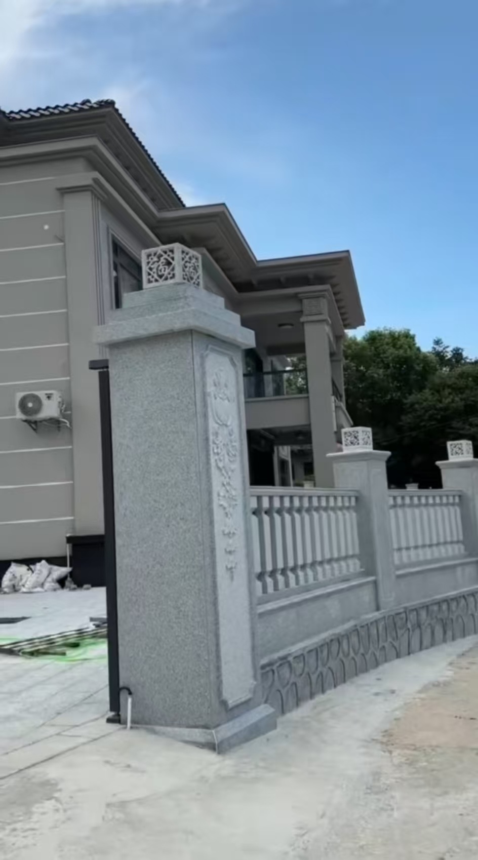 庆阳 芝麻白别墅围墙栏杆，私人订制