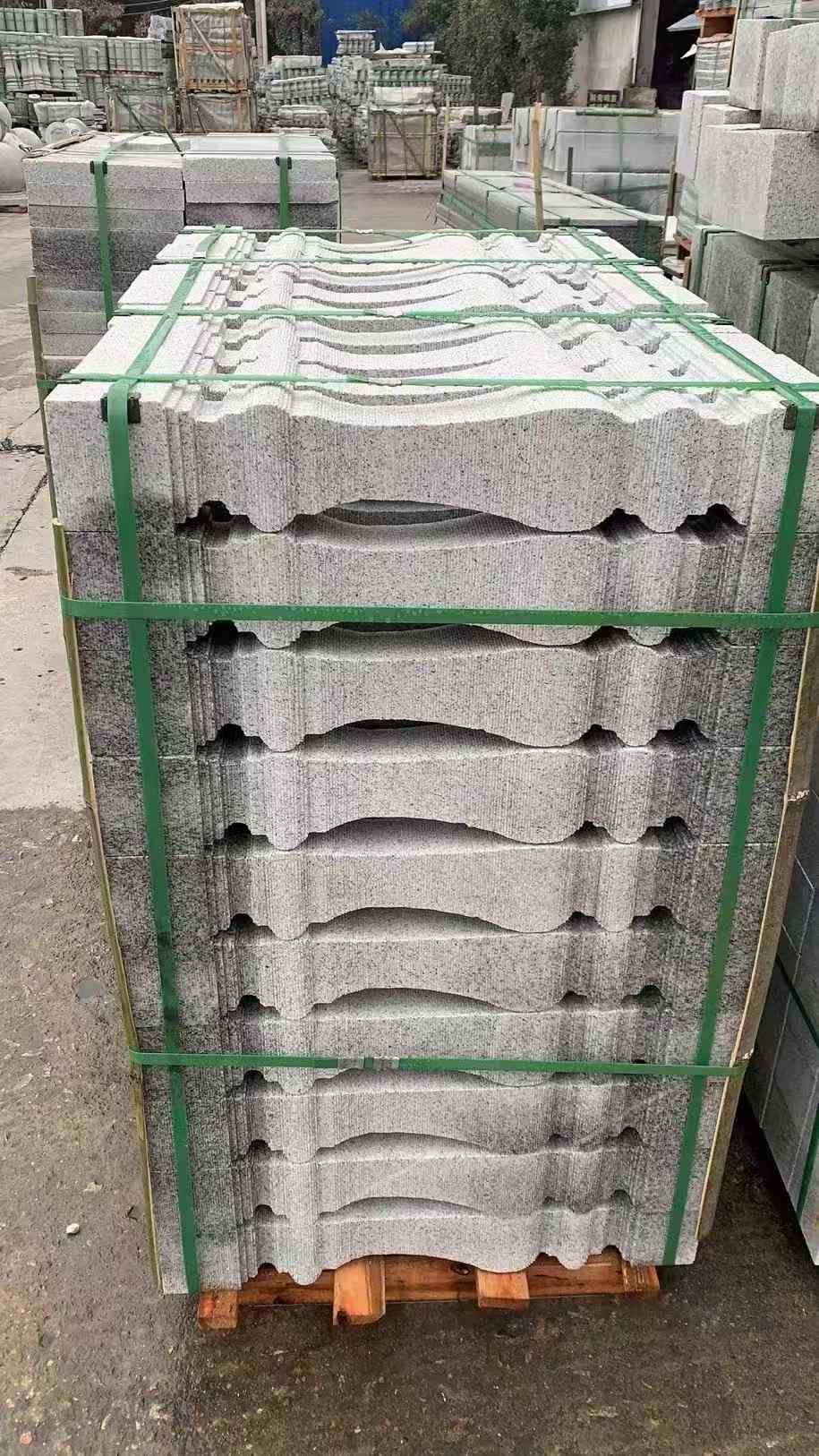 庆阳 芝麻白方形拉丝面，栏杆花瓶柱
