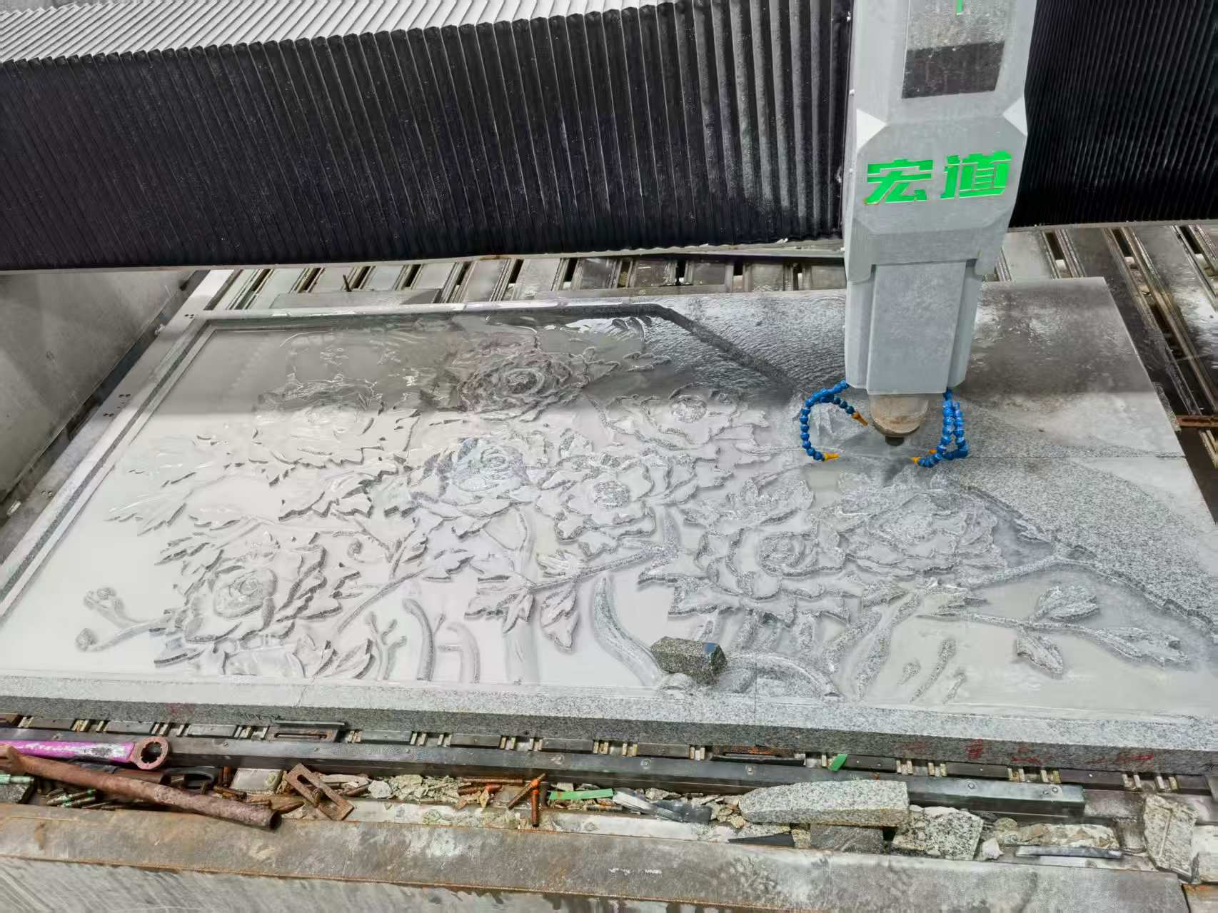庆阳 别墅墙面石材雕刻