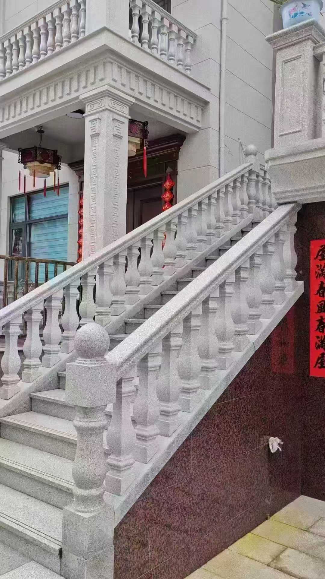 庆阳 天然石材 阳台庭院护栏、栏杆