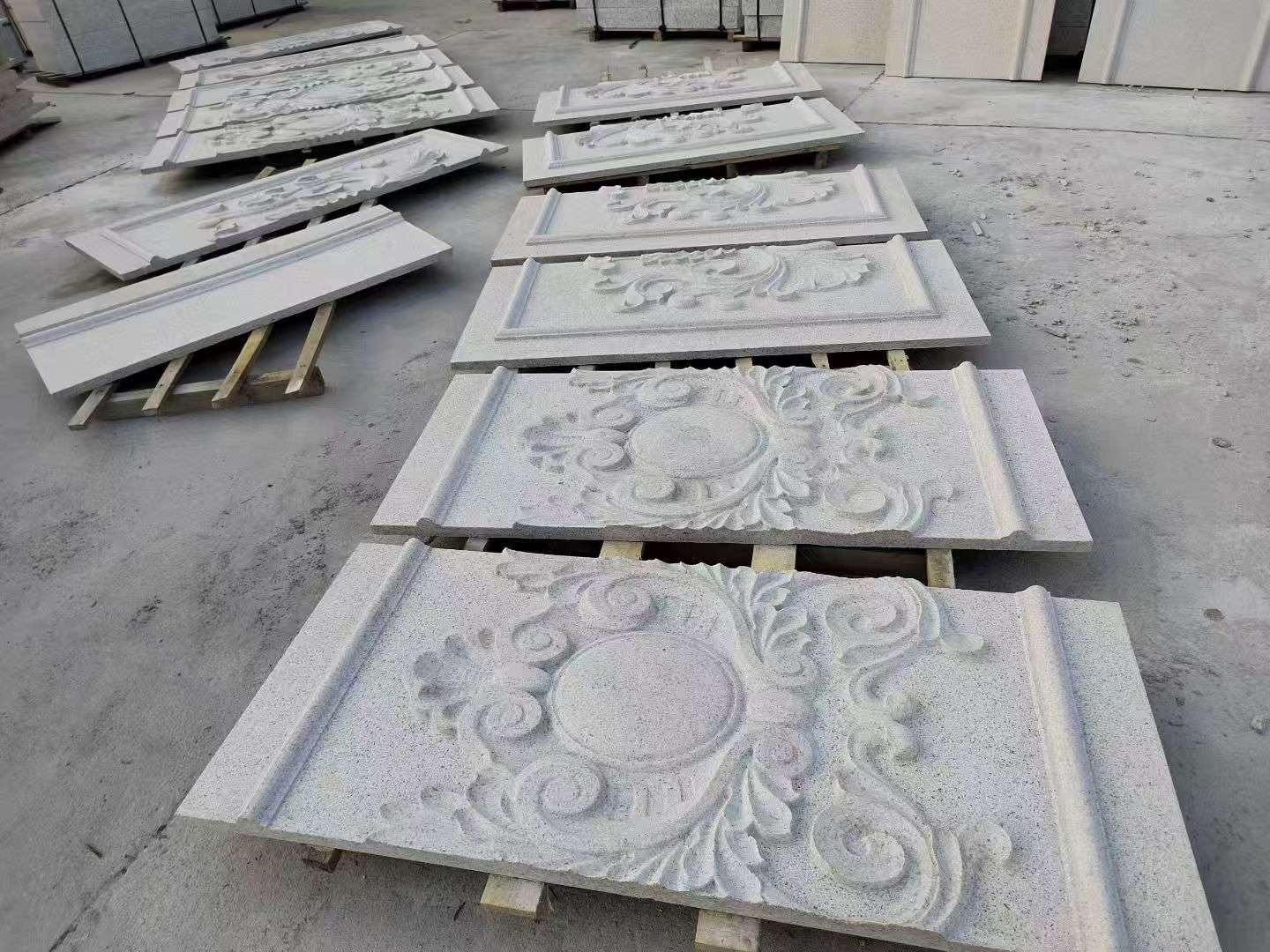 庆阳 芝麻白干挂雕花板