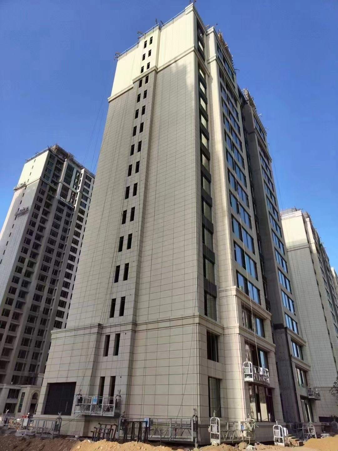 庆阳黄金麻高端小区，外墙干挂